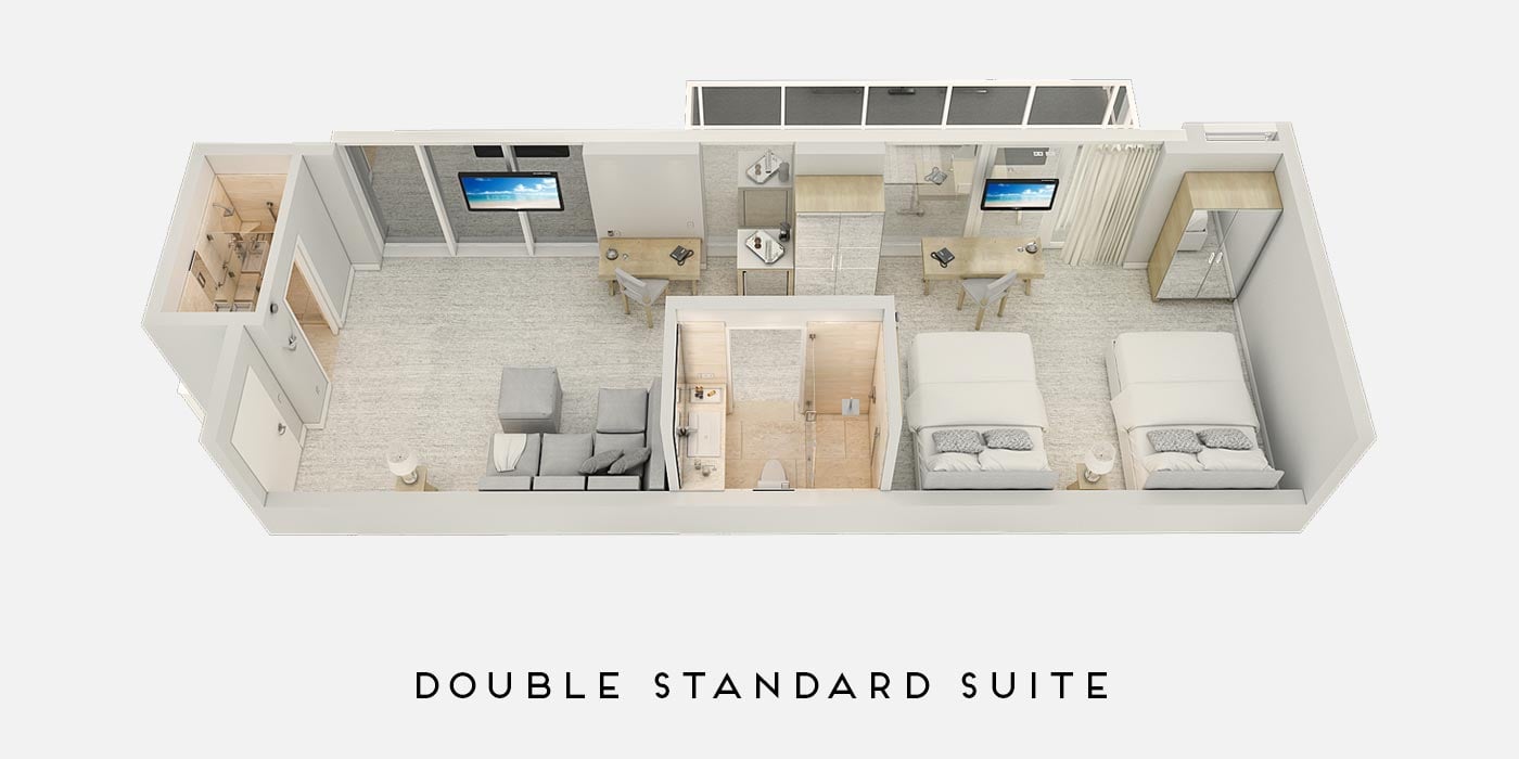 double standard suite floorplan