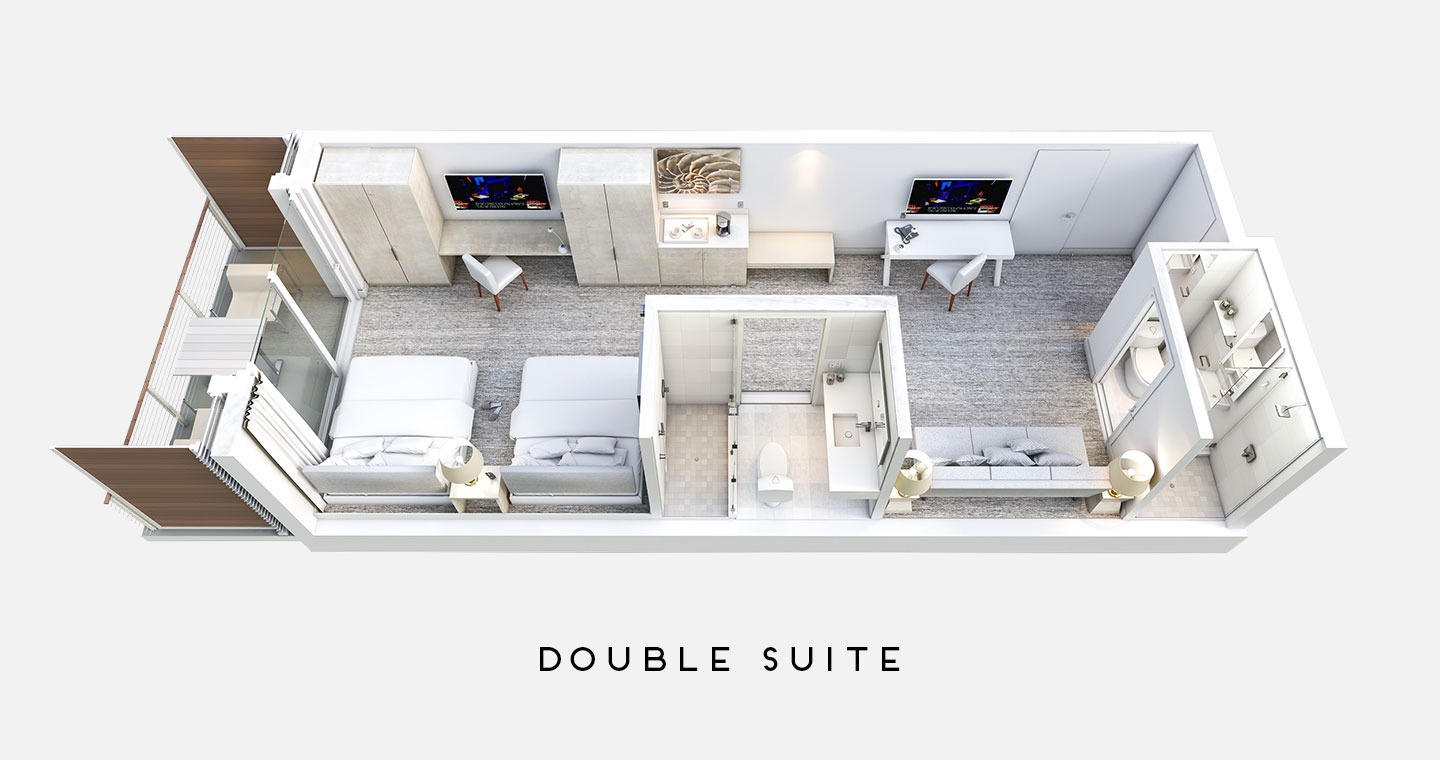 Double Suite floorplan