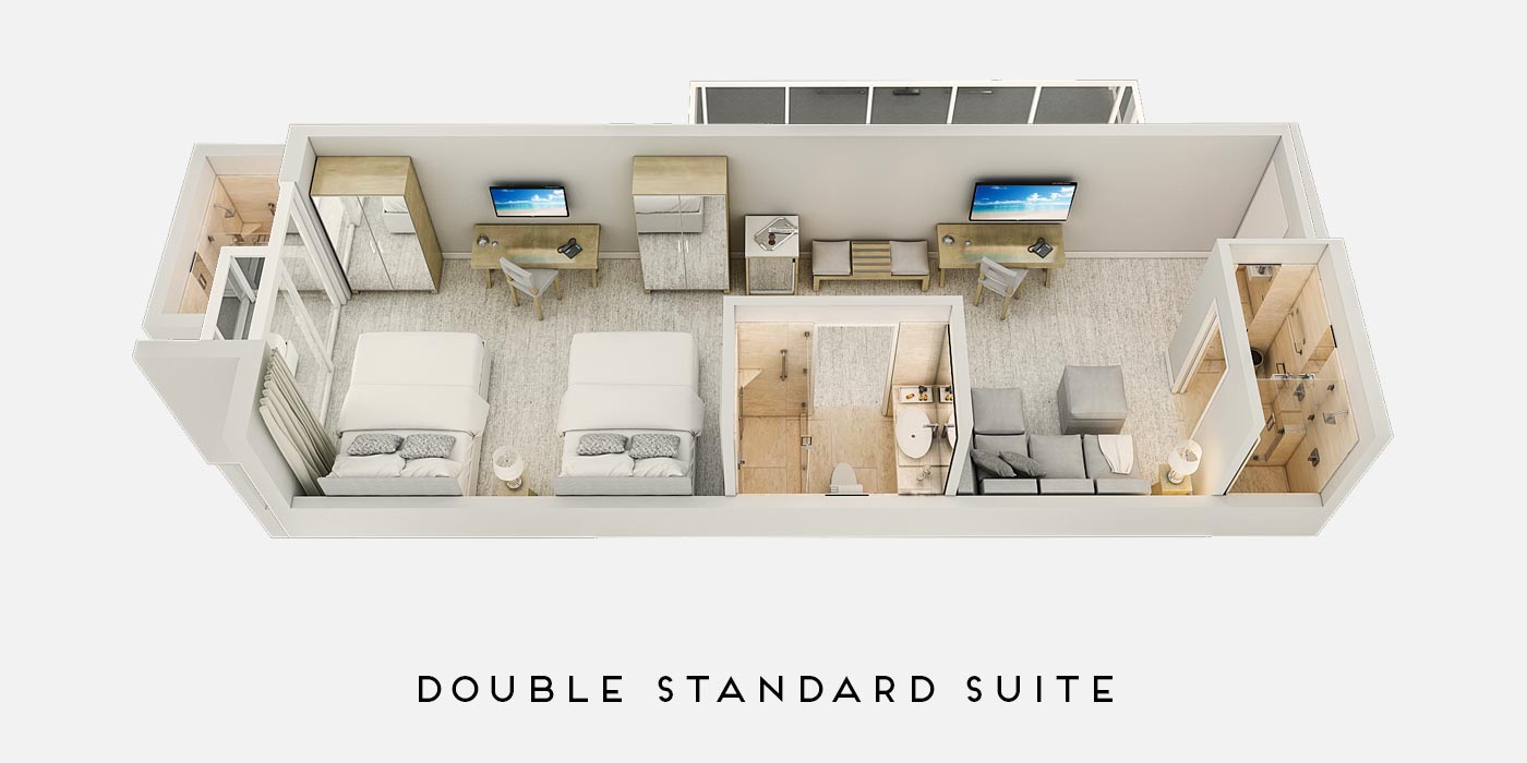 double standard suite floorplan